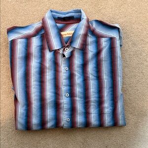 Tommy Bahama Multicolor Striped Men's Shirt- Medium